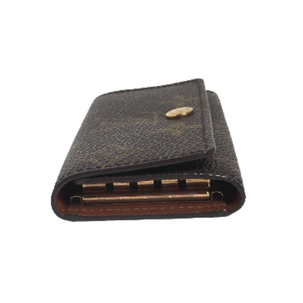 LOUIS VUITTON Key case Key holder Monogram canvas Brown for 4 Monogram Multicles4 unisex(Unisex)