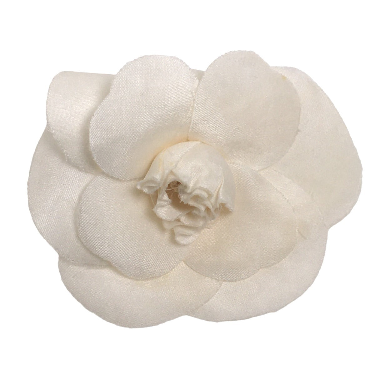 CHANEL Brooch unknown white Camelia With Box corsage Women