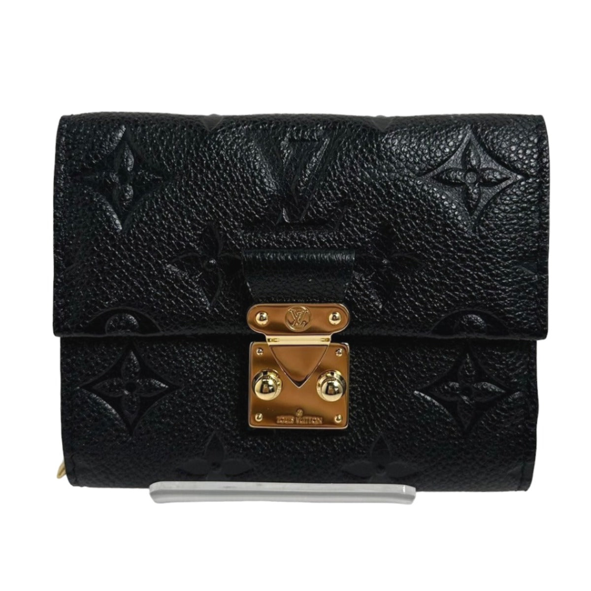 LOUIS VUITTON Tri-fold wallet M80880 Monogram Ann Platt black Tri-fold wallet Ann Platt Portefeuille Metis Women