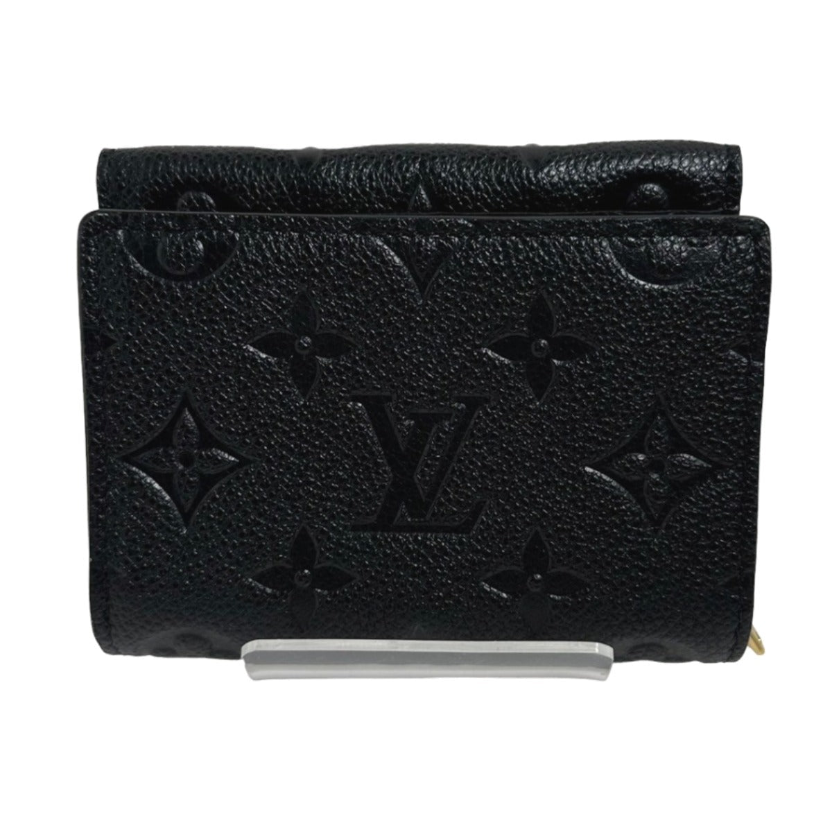 LOUIS VUITTON Tri-fold wallet M80880 Monogram Ann Platt black Tri-fold wallet Ann Platt Portefeuille Metis Women