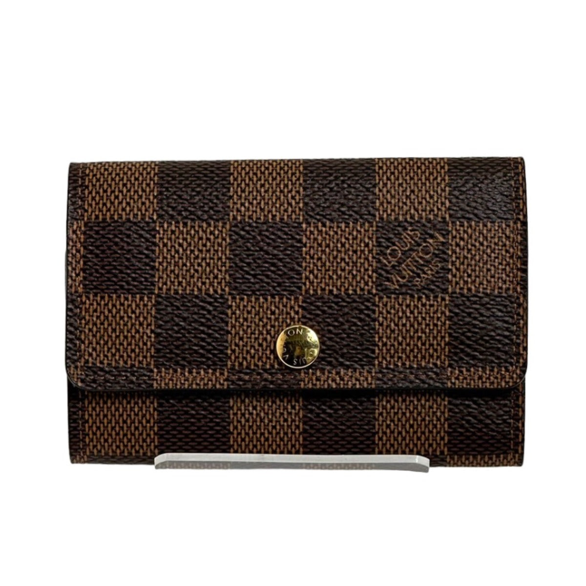 LOUIS VUITTON Key case Key holder Damier canvas Brown Key case Key holder for 6 pieces Damier Multicles6 unisex(Unisex)
