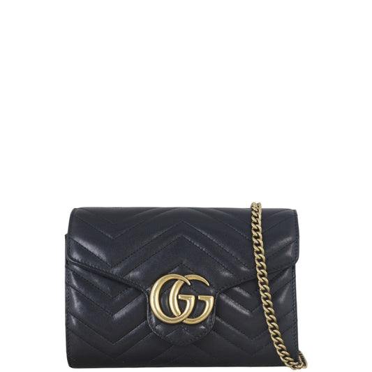 Gucci GG Marmont Matelasse Chain Wallet