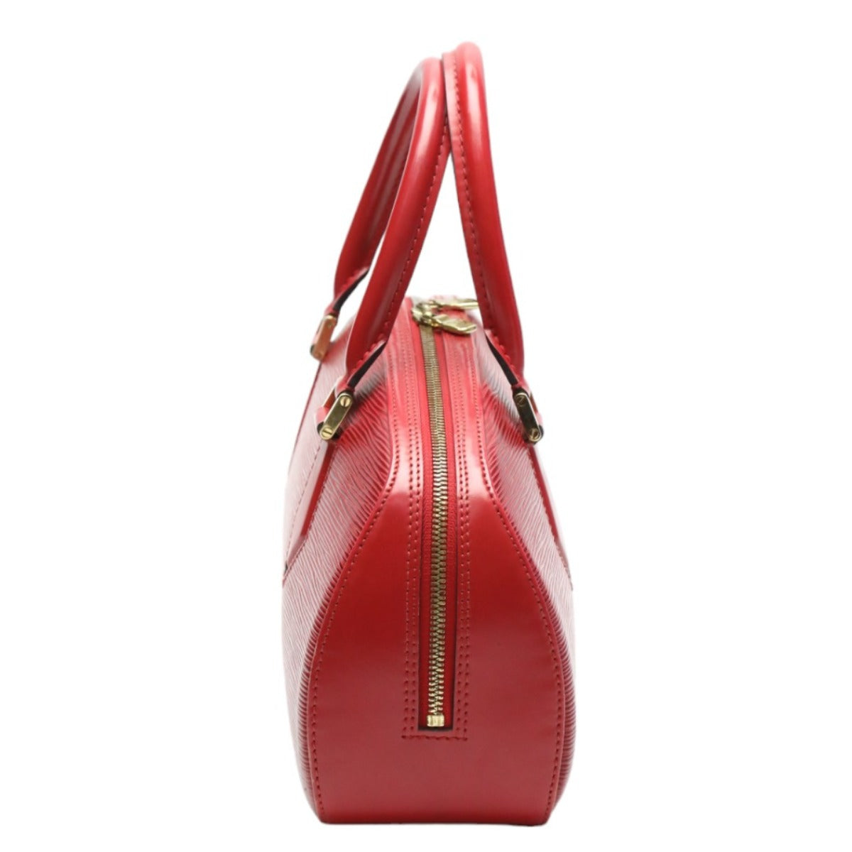 LOUIS VUITTON Handbag Epi Leather Castilian red Handbag Epi jasmine unisex(Unisex)