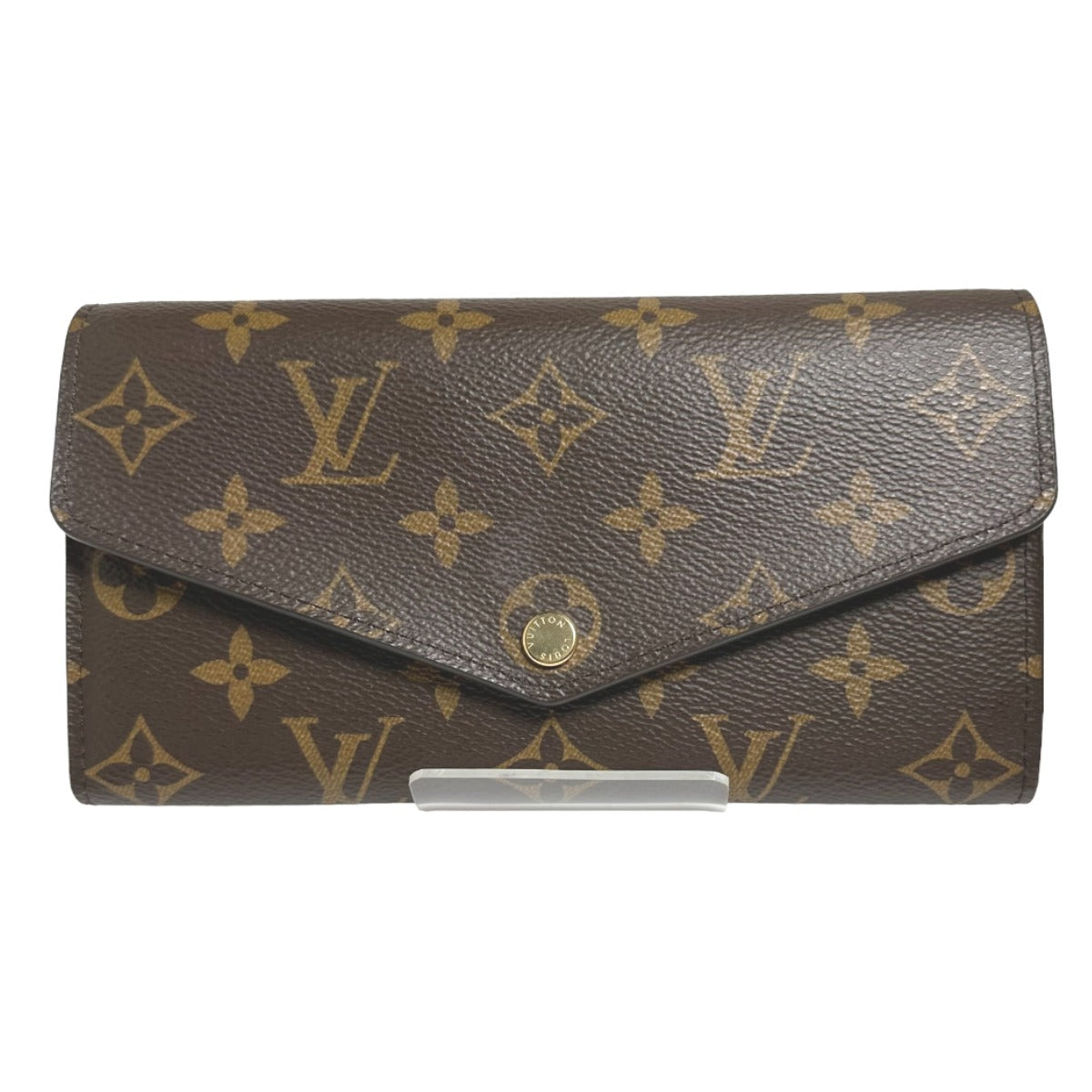 LOUIS VUITTON Long Wallet Purse M60531 Monogram canvas Brown Wallet Monogram Portefeuille Sara unisex(Unisex)