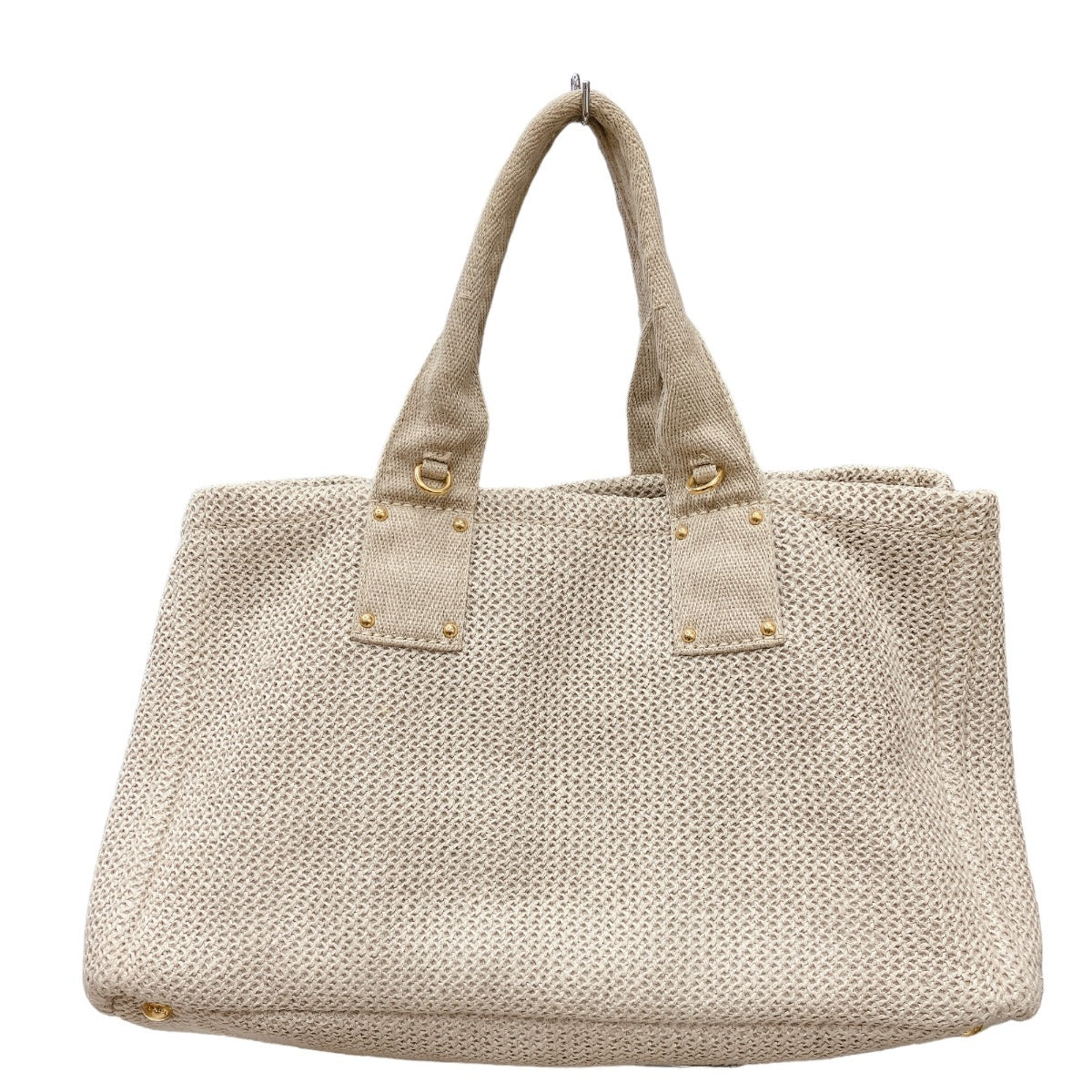 PRADA Tote Bag canvas beige 2WAY bag canvas Canapa Women