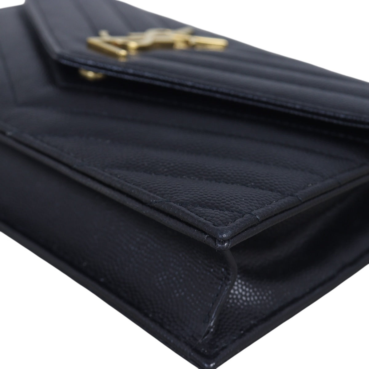 Saint Laurent Cassandre Envelope Chain Wallet