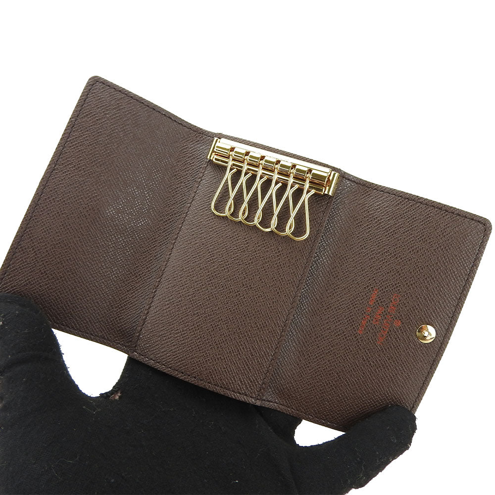 LOUIS VUITTON Key case Key holder  N62630 Damier Brown Multicles6 unisex(Unisex)