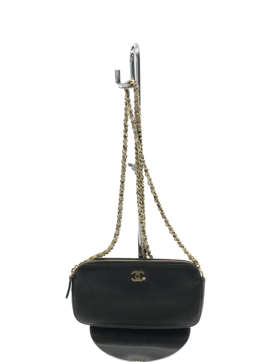 Chanel Leather Plain Chain Shoulder Bag