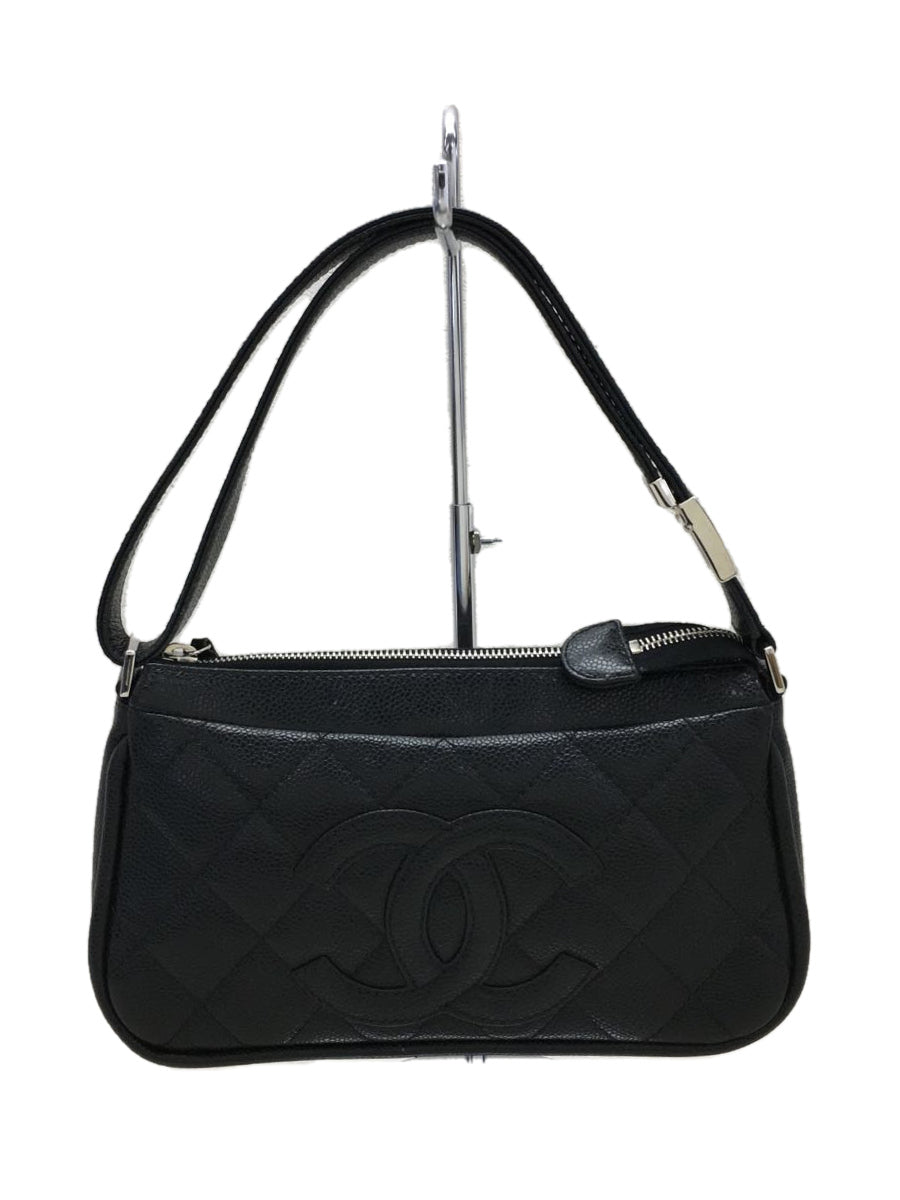 Chanel Leather Caviar Skin Shoulder Bag