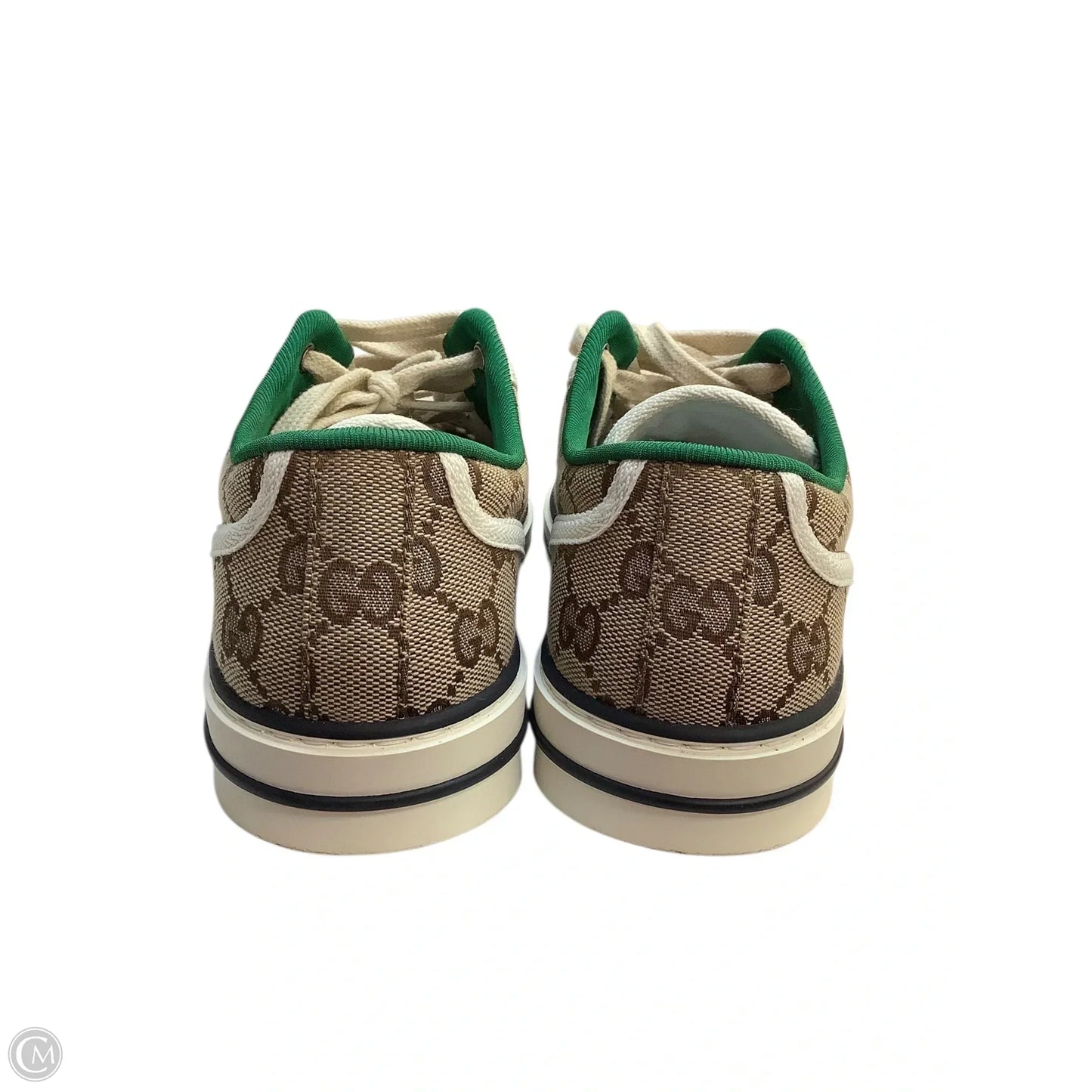 Shoes Luxury Designer By Gucci In Tan, Size: 7(37+)