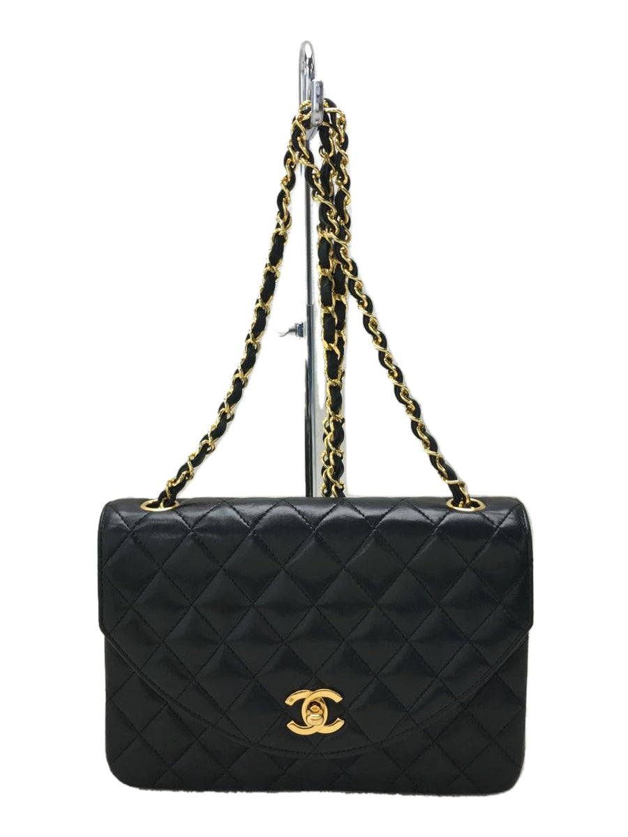 Chanel Lambskin Leather Gold Chain Shoulder Bag