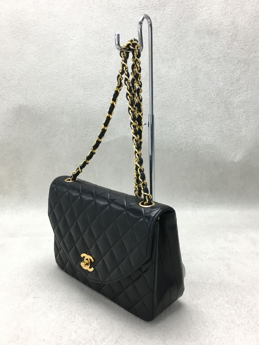 Chanel Lambskin Leather Gold Chain Shoulder Bag