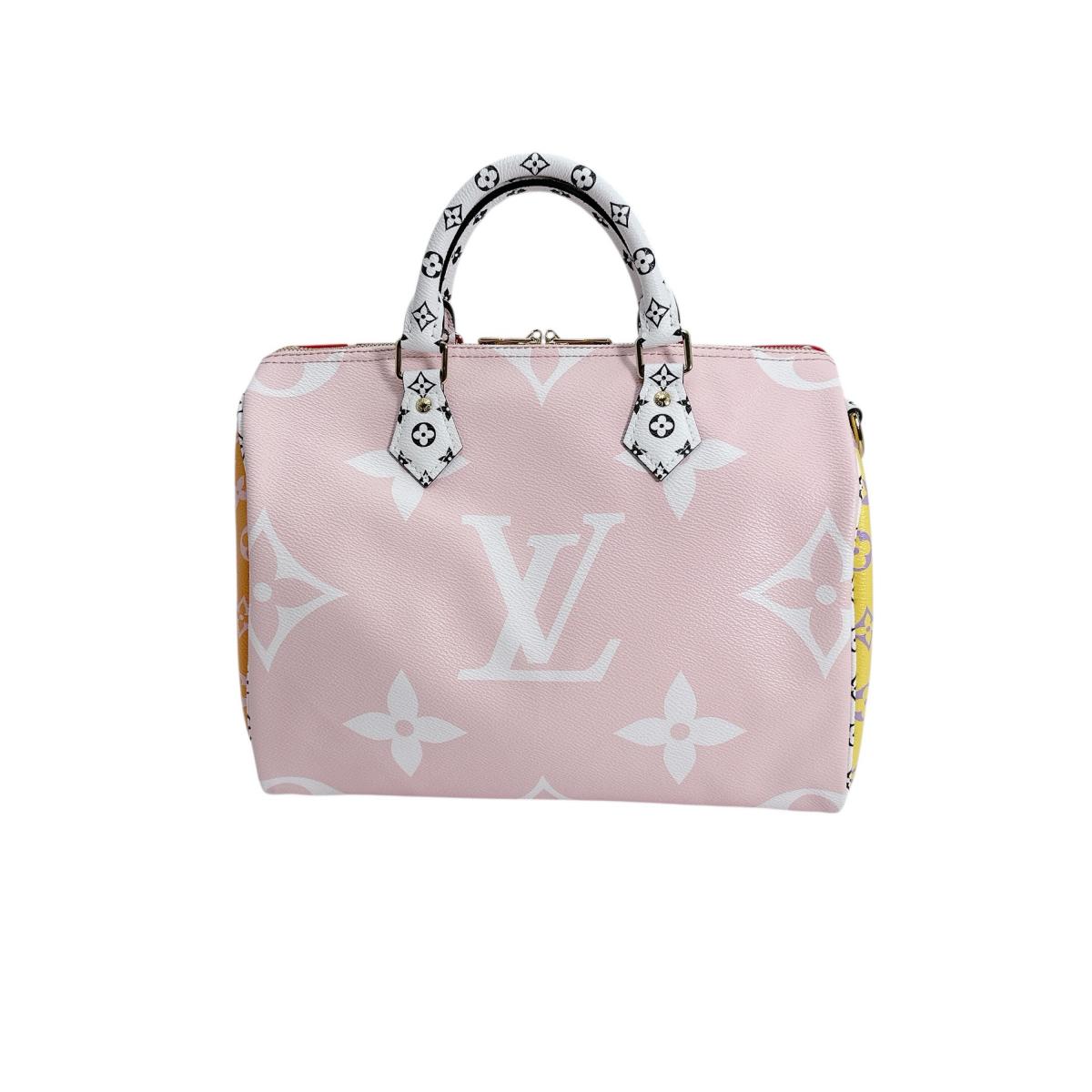 LOUIS VUITTON Shoulder Bag M44573 Rouge x pink Shoulder Bag Monogram Giant Speedy bandouliere 30 Women