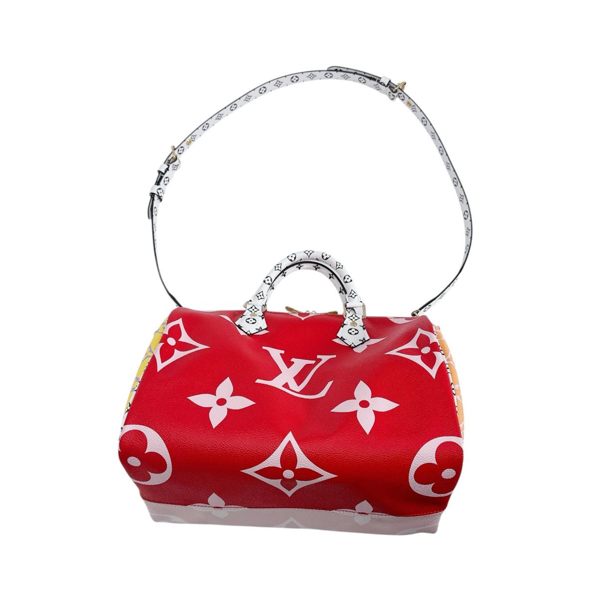 LOUIS VUITTON Shoulder Bag M44573 Rouge x pink Shoulder Bag Monogram Giant Speedy bandouliere 30 Women