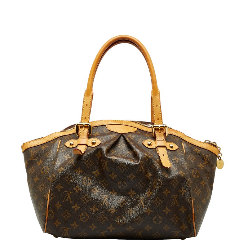 Louis Vuitton Monogram Tivoli GM Handbag M40144 Brown PVC Leather Louis Vuitton