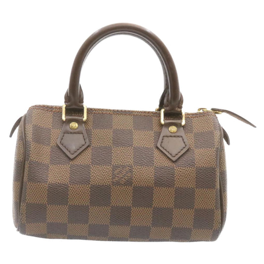 LOUIS VUITTON Damier Ebene Mini Speedy Hand Bag SP Order LV  23260A