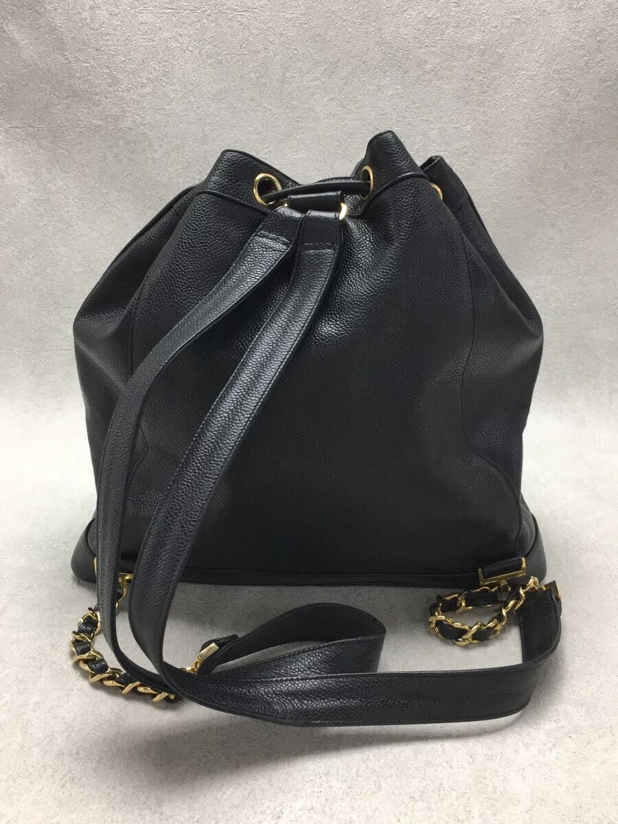 Chanel Leather Pouch Caviar Skin Backpack