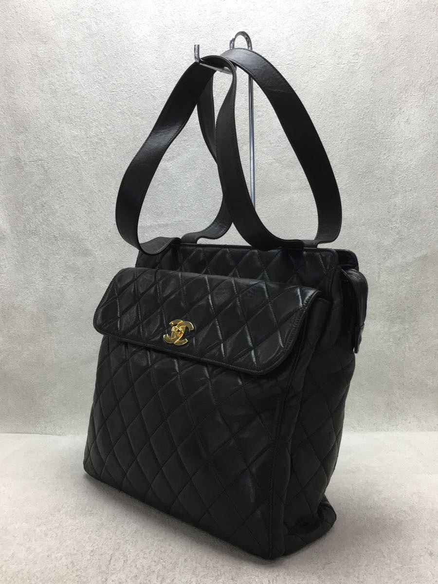 Chanel Matelasse Cocomark Leather Handbag