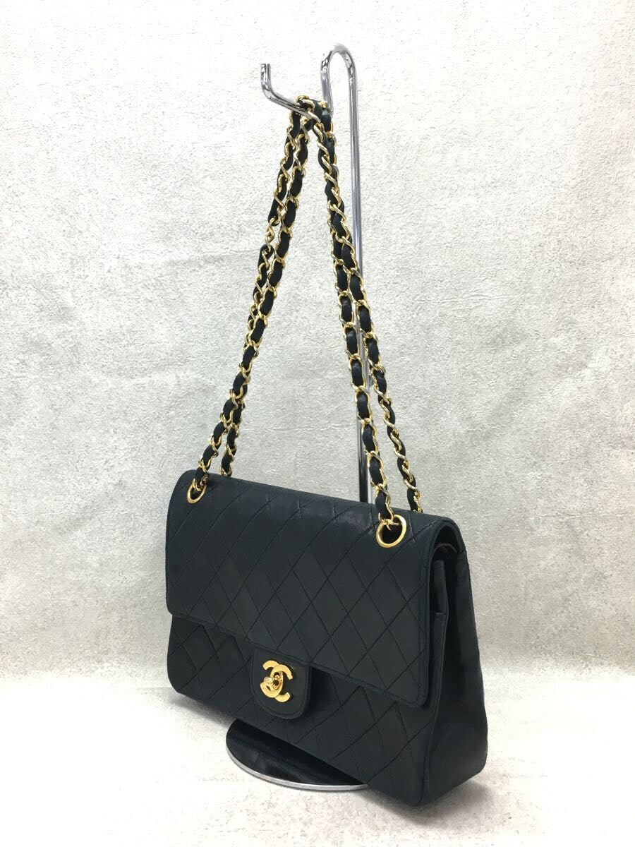 Chanel Leather Plain Matelasse Shoulder Bag