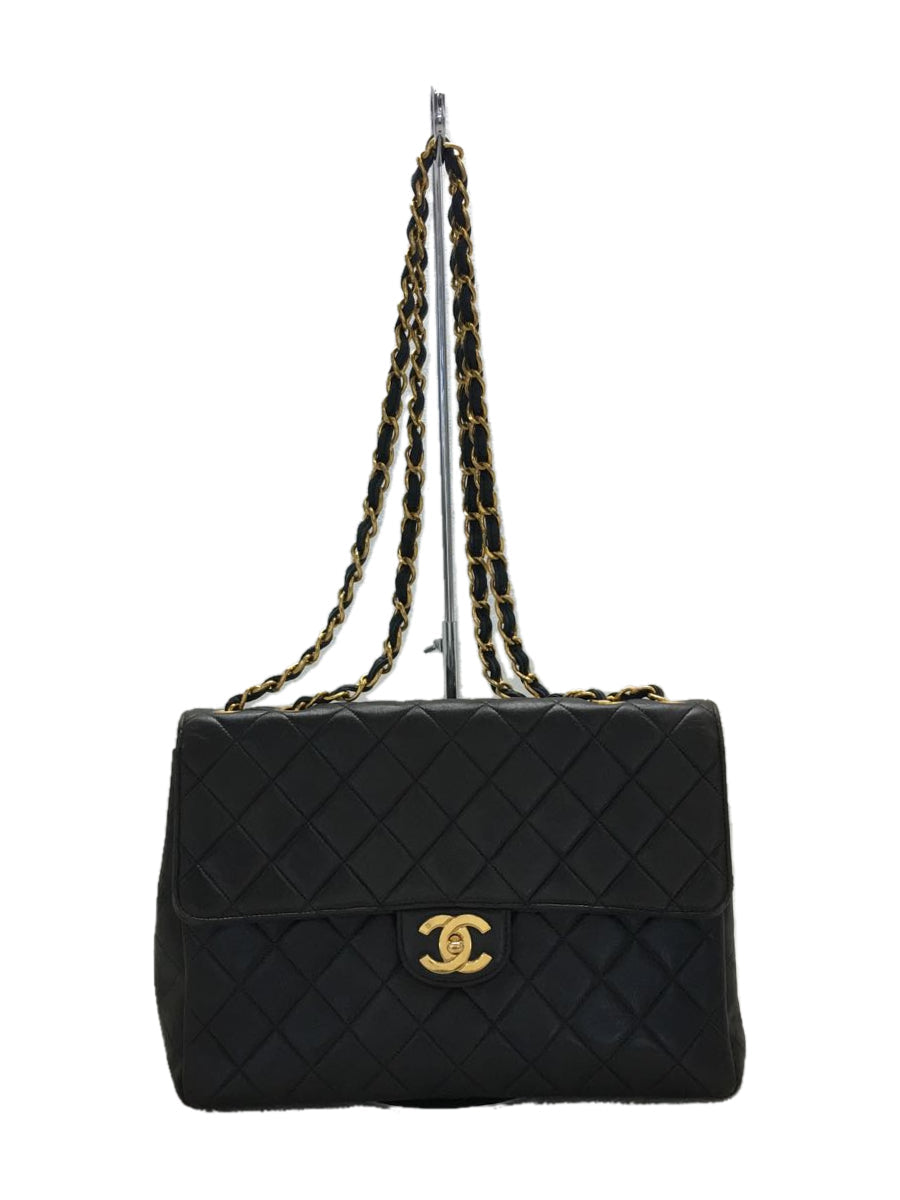 Chanel Matelasse Leather Double Chain Shoulder Bag