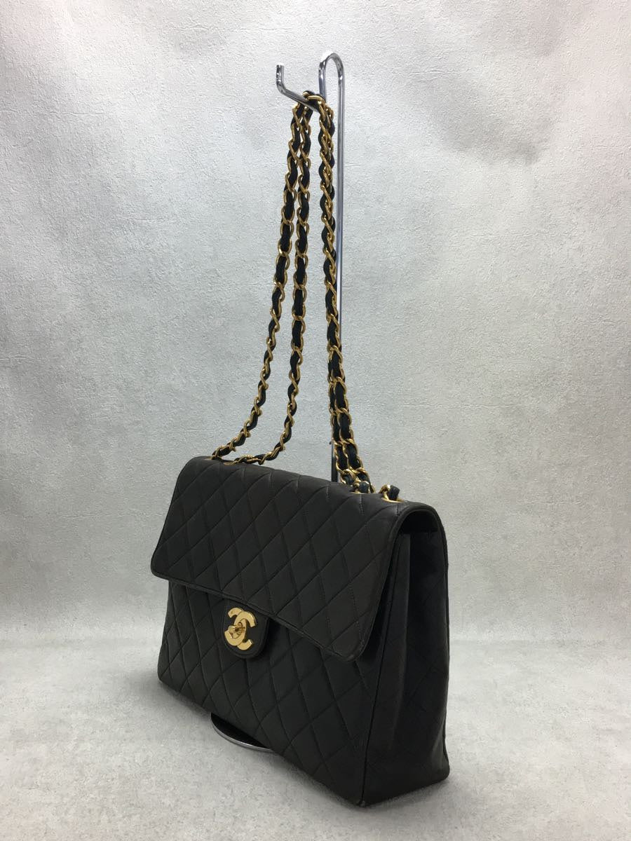 Chanel Matelasse Leather Double Chain Shoulder Bag
