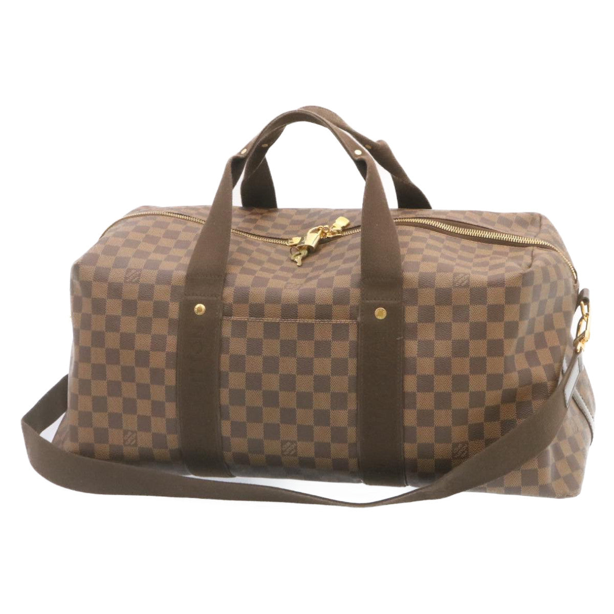 LOUIS VUITTON Damier Ebene Weekender GM Boston Bag N40477 LV Auth 23378A