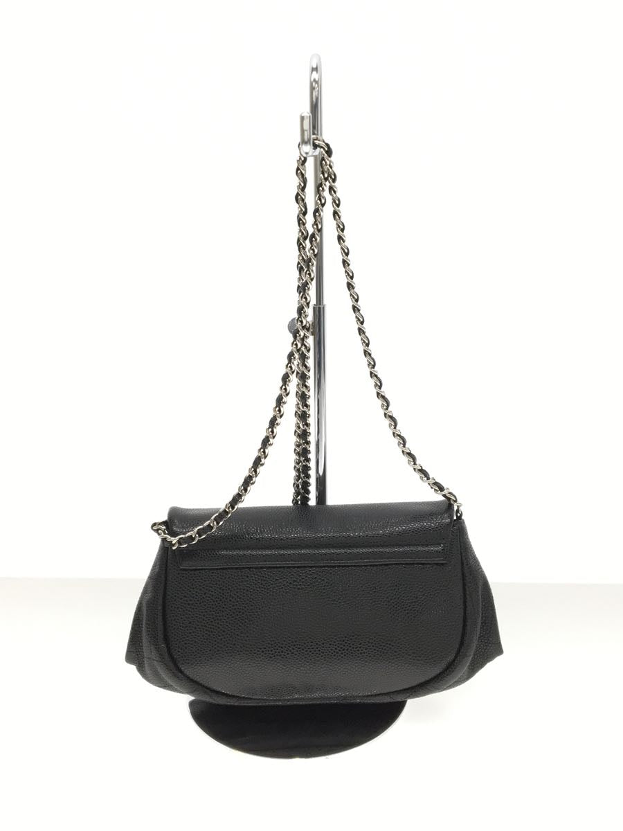 Chanel Caviar Skin Leather Chain Shoulder Bag