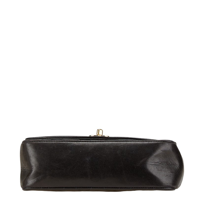 Chanel Diana Matelasse Lambskin Shoulder Bag Classic Flap