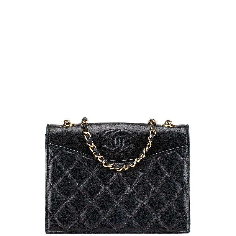 Chanel Coco Mark Matelasse Lambskin Shoulder Bag Classic Flap