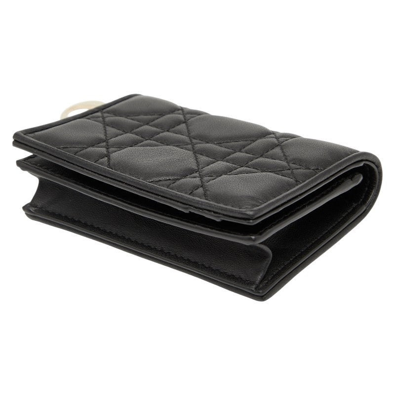 Dior Lady Dior Cannage Leather Card Case