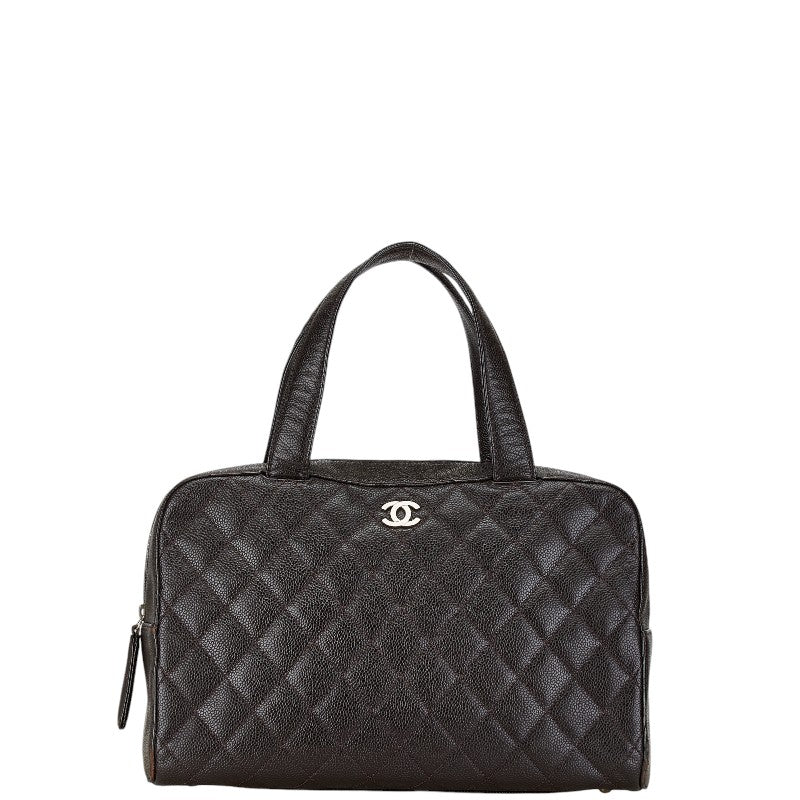 Chanel Coco Mark Caviar Skin Handbag Classic Flap