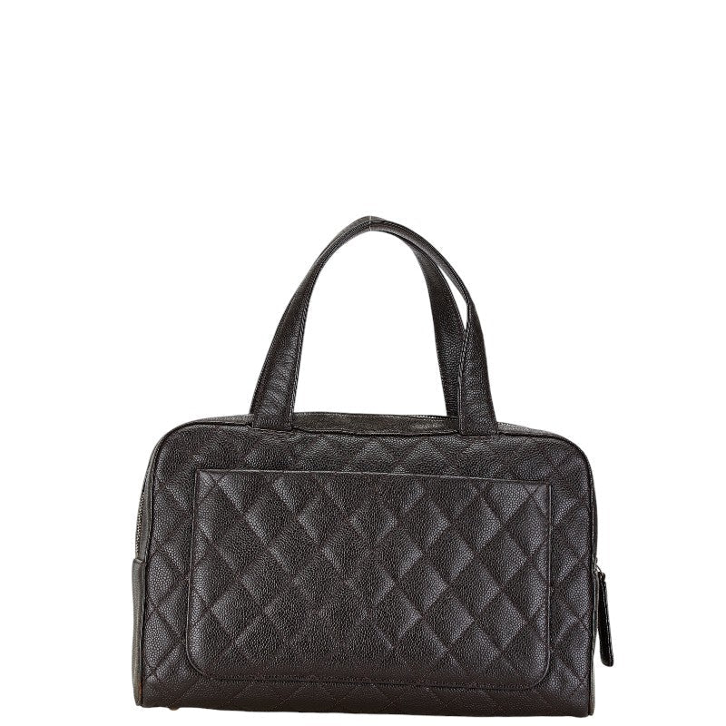 Chanel Coco Mark Caviar Skin Handbag Classic Flap