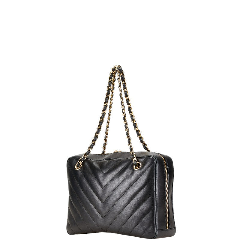 Chanel Coco Mark V Stitch Lambskin Shoulder Bag Classic Flap