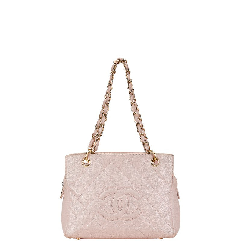 Chanel Coco Mark Matelasse Caviar Skin 2way Shoulder Bag Classic Flap