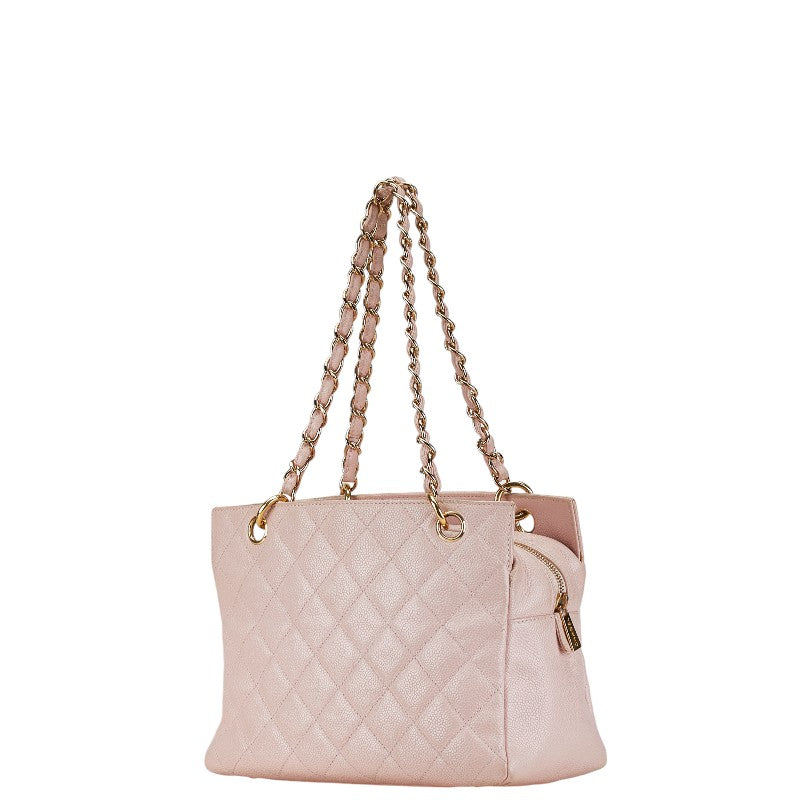 Chanel Coco Mark Matelasse Caviar Skin 2way Shoulder Bag Classic Flap
