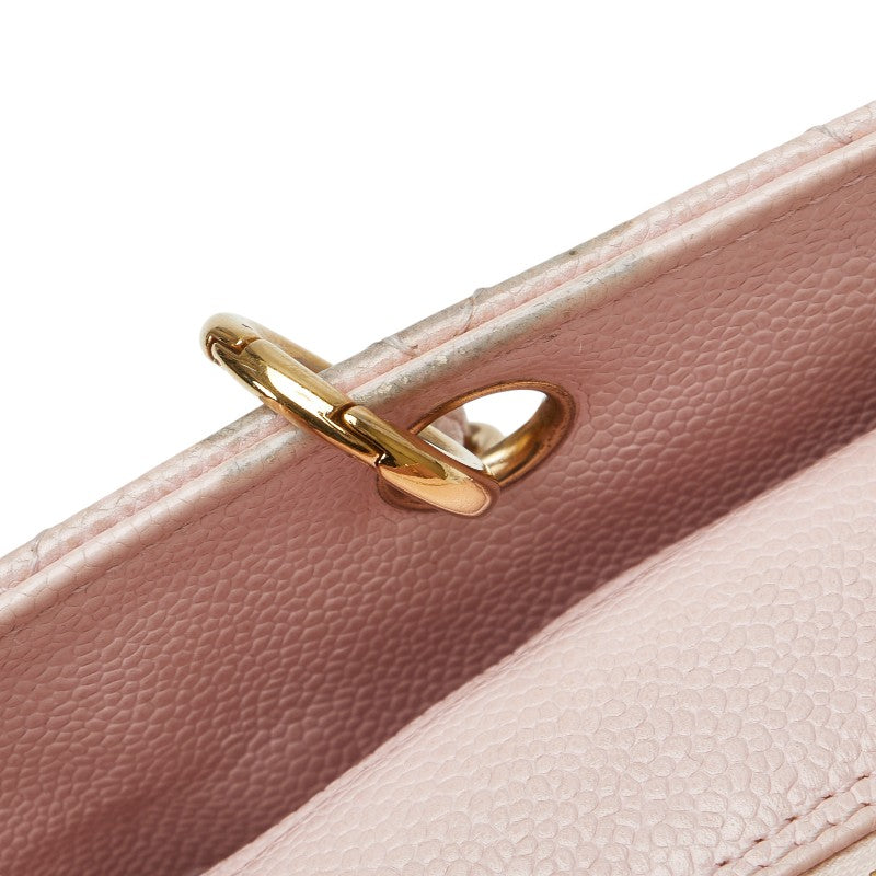 Chanel Coco Mark Matelasse Caviar Skin 2way Shoulder Bag Classic Flap