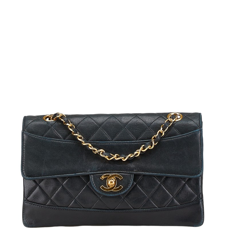 Chanel Coco Mark Matelasse Lambskin Shoulder Bag Classic Flap