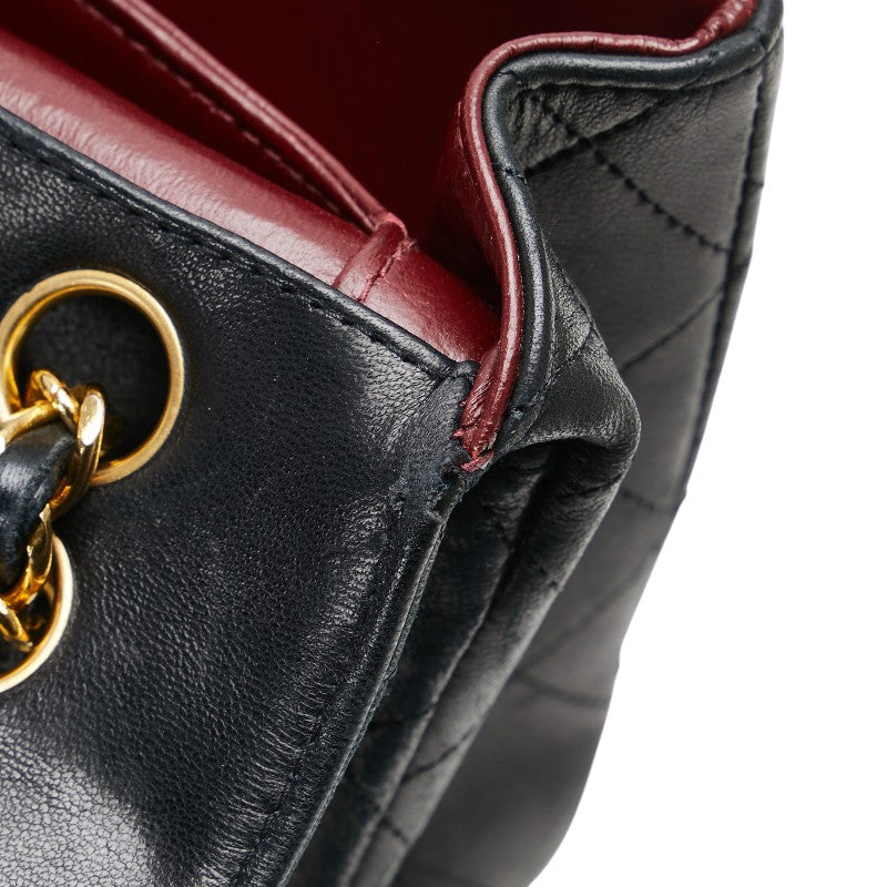 Chanel Coco Mark Matelasse Lambskin Shoulder Bag Classic Flap