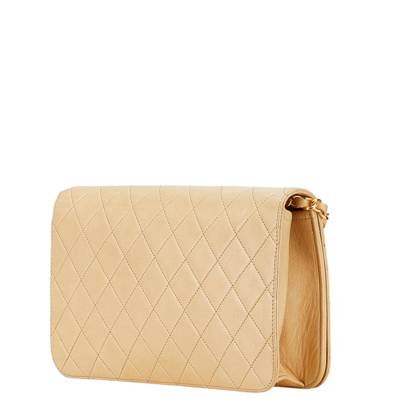 Chanel Coco Mark Matelasse Lambskin Shoulder Bag Classic Flap