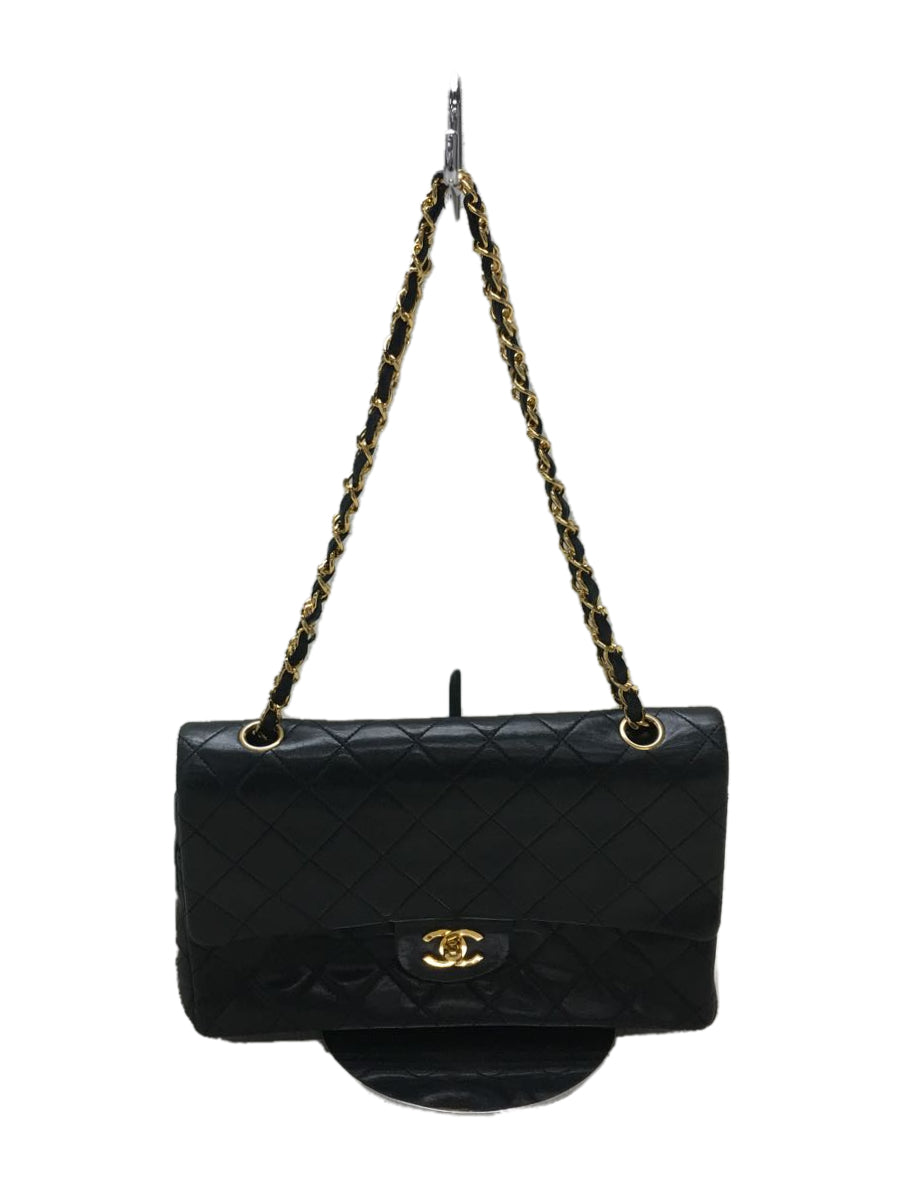 Chanel Leather CocoMark Turnlock Chain Shoulder Bag Black