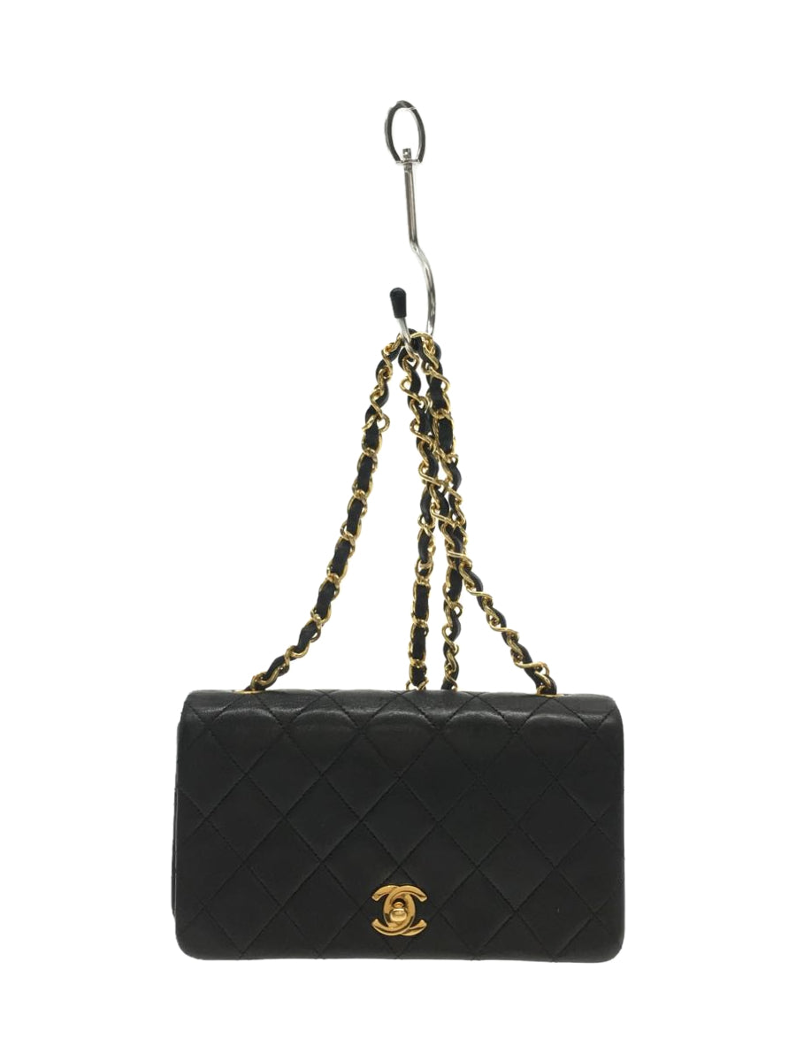 Chanel Lambskin Leather Mini Matelasse Chain Shoulder Bag