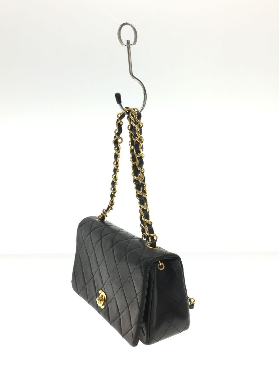 Chanel Lambskin Leather Mini Matelasse Chain Shoulder Bag