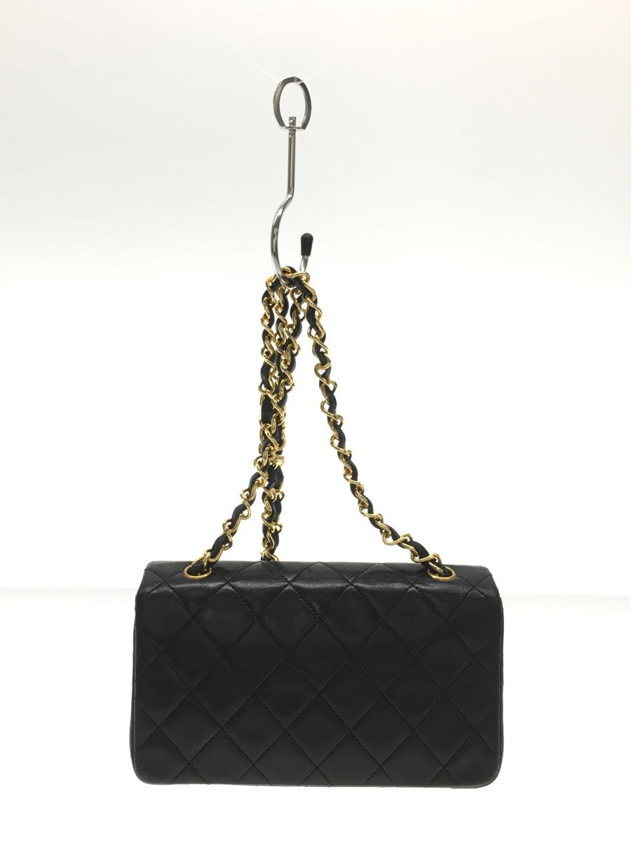 Chanel Lambskin Leather Mini Matelasse Chain Shoulder Bag