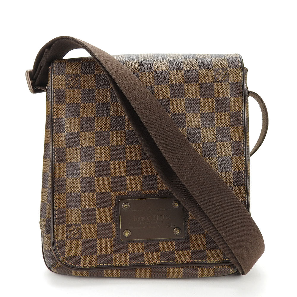 LOUIS VUITTON Shoulder Bag N51210 Damier Brown Damier Brooklyn PM