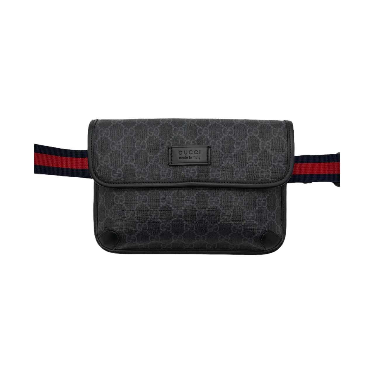 Gucci Monogram Leather Canvas Shoulder Bag