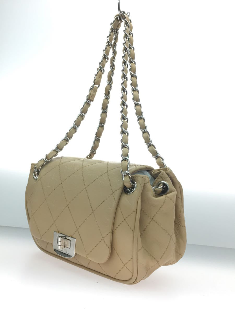 Chanel Leather Wild Stitch Chain Shoulder Bag