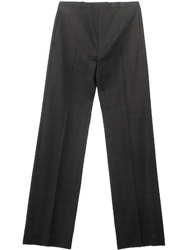 Luxury Balenciaga Trending 2026 Checked Straight Pants Navy
