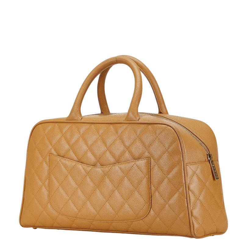 Chanel Coco Mark Matelasse Caviar Skin Handbag Classic Flap