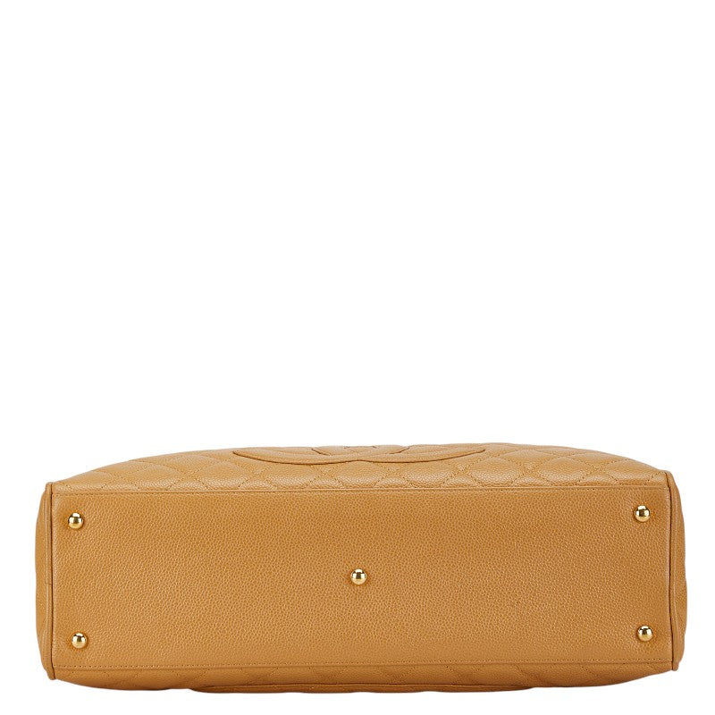 Chanel Coco Mark Matelasse Caviar Skin Handbag Classic Flap