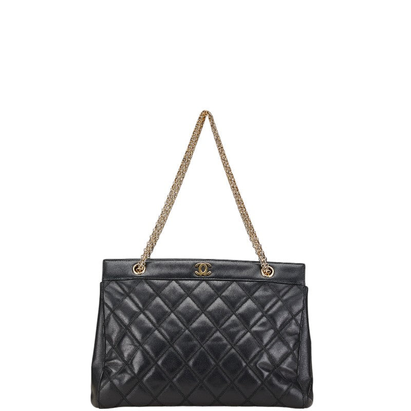 Chanel Coco Mark Matelasse Lambskin Shoulder Bag Classic Flap
